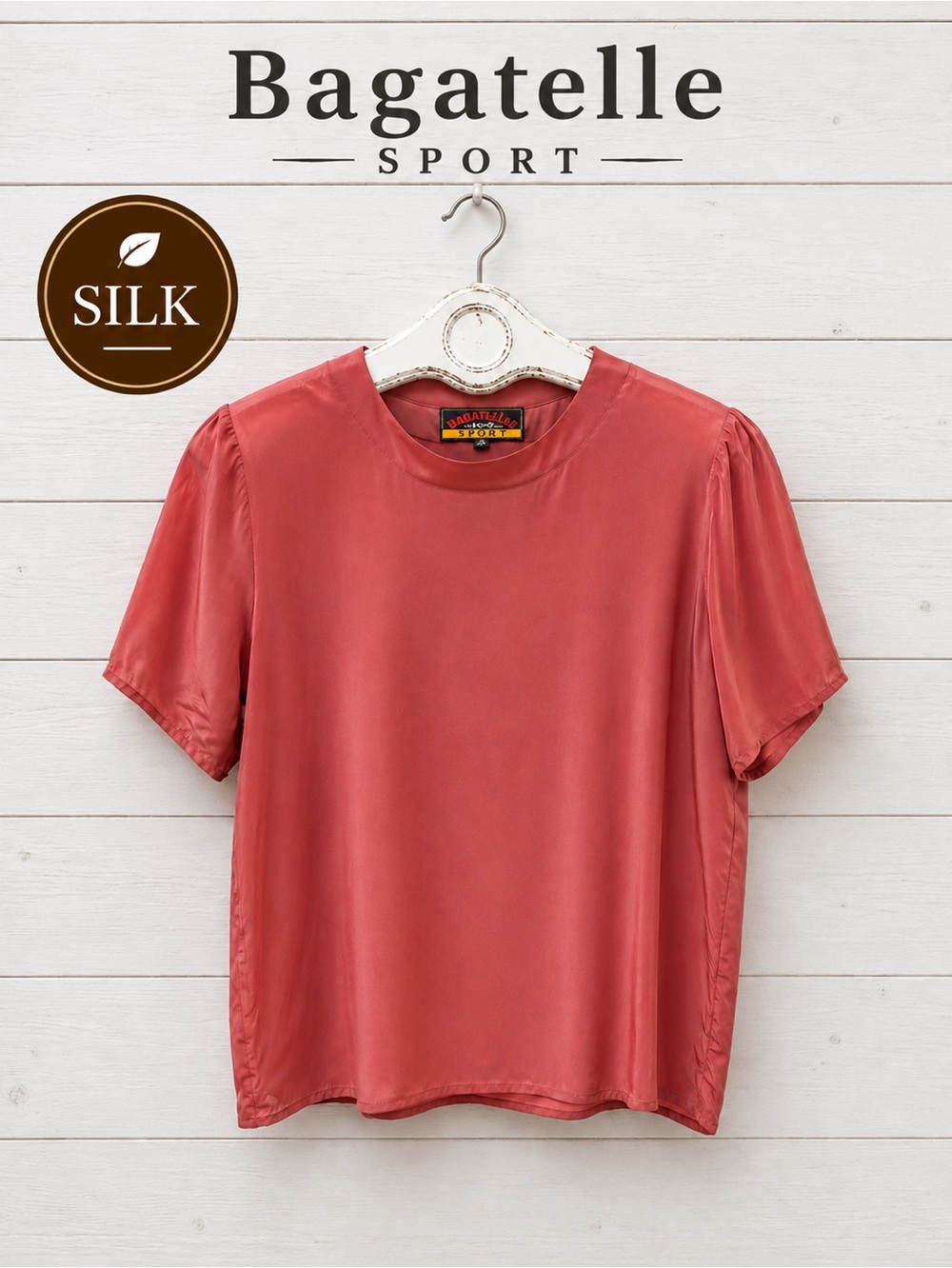 BAGATELLE SPORT Pink Short Sleeve Top – Size S